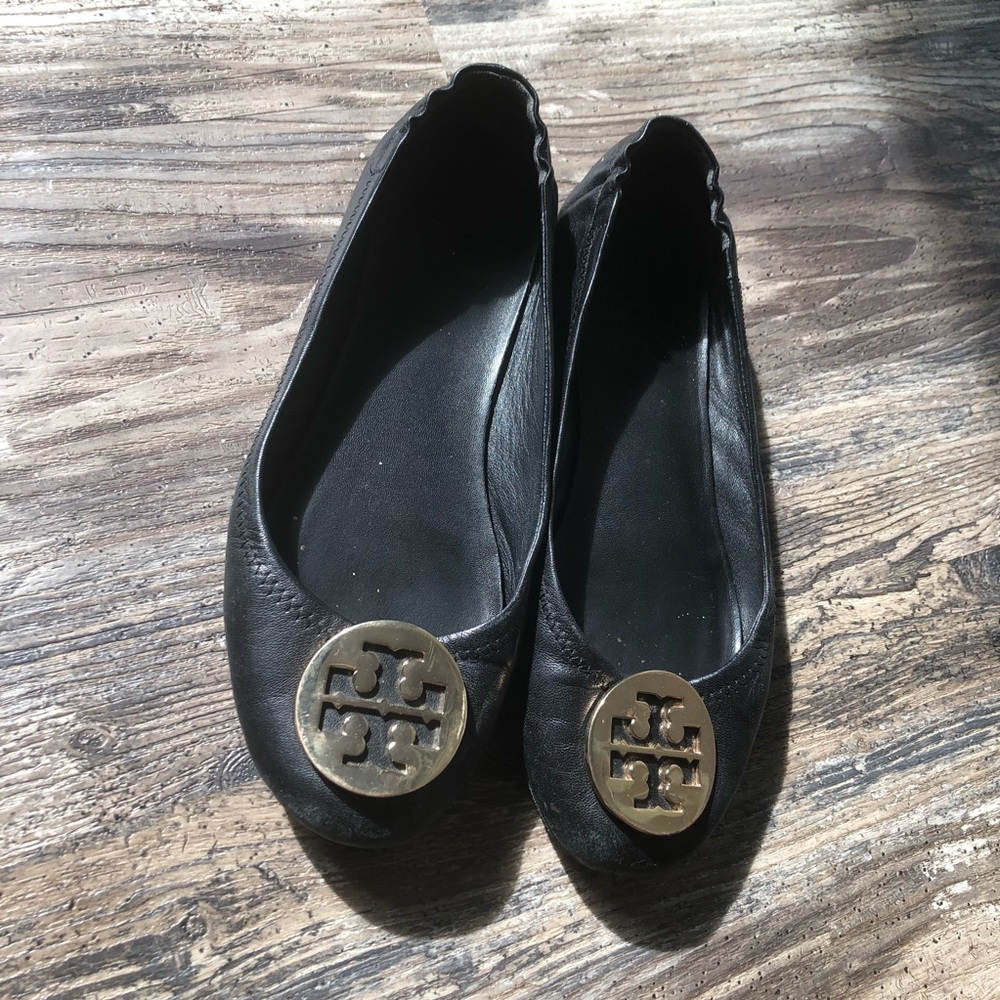 Tory Burch Minnie Leather Flats 7.5